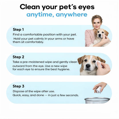 CarePets™ Eye Defense Wipes